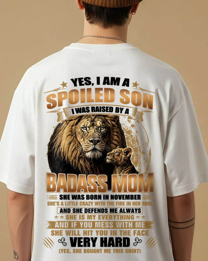 NOVEMBER MOM GIFT FOR SON SHIRT - FROM MOM - TLEE11 (SKU2605-404-11)