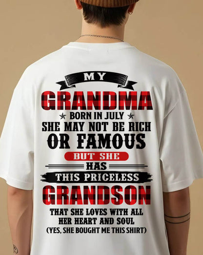 JULY GRANDMA - HER PRICELESS GRANDSON - FROM GRANDMA - TLEE07 (SKU2606-337-07)