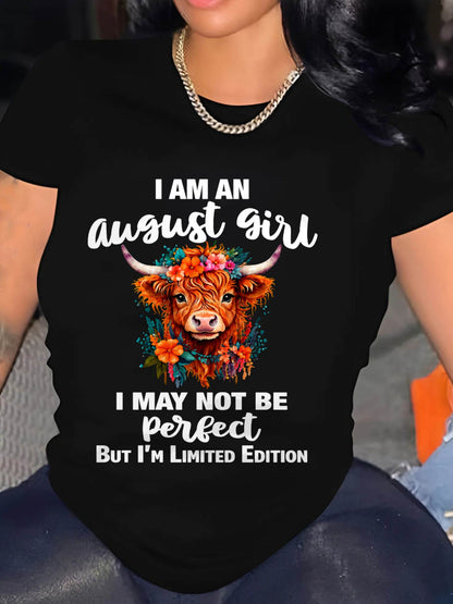 AUGUST GIRL ONE OF A KIND TEE - FOR WOMEN - TLEE08 (SKU2607-296-08)
