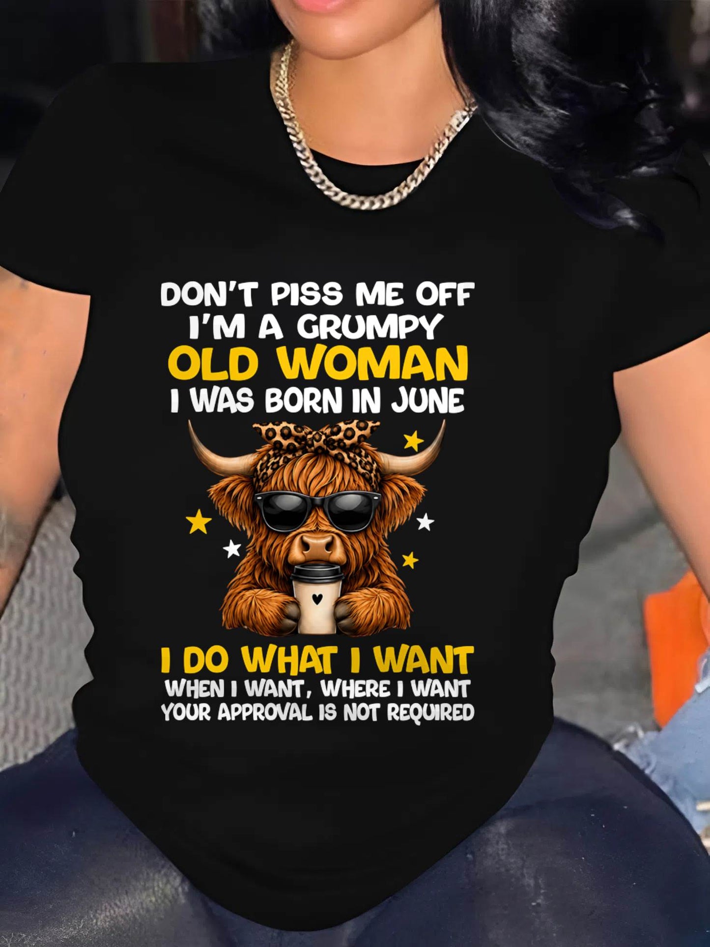 JUNE BORN WOMAN FUNNY SHIRT - FOR WOMEN - TLEE06 (SKU2607-217-06)