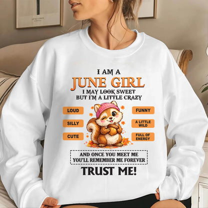 JUNE GIRL - SWEET BUT A LITTLE CRAZY AND FULL OF ENERGY - FOR WOMEN - TLEE06 (SKU2603-126-06)