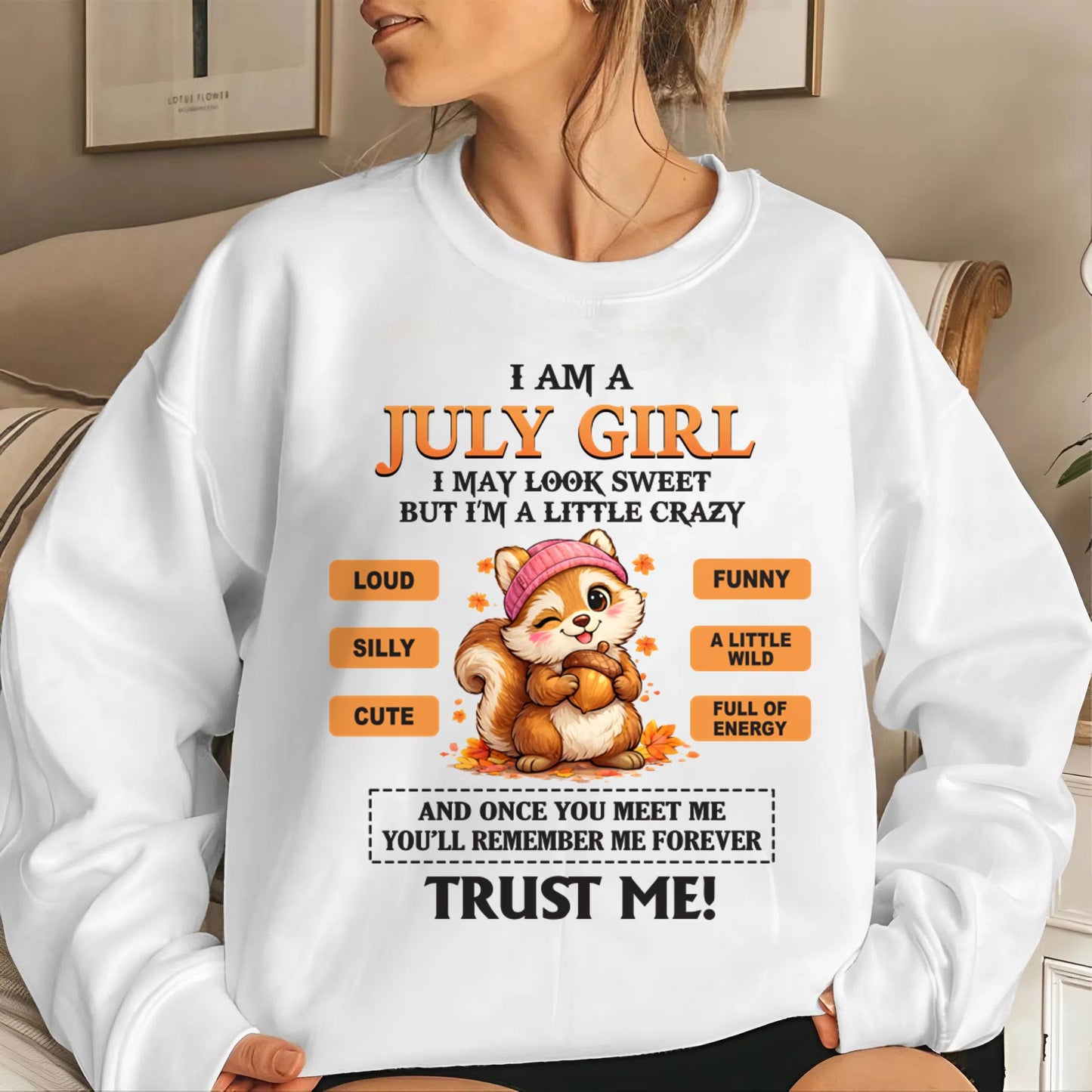 JULY GIRL - SWEET BUT A LITTLE CRAZY AND FULL OF ENERGY - FOR WOMEN - TLEE07 (SKU2603-126-07)