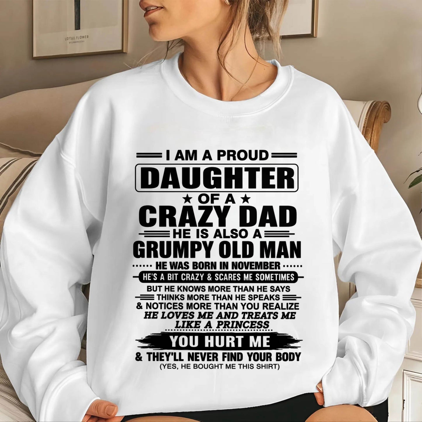 NOVEMBER DAD - GRUMPY OLD MAN, LOVING FATHER - FROM DAD - TLEE11 (SKU2606-302-11)
