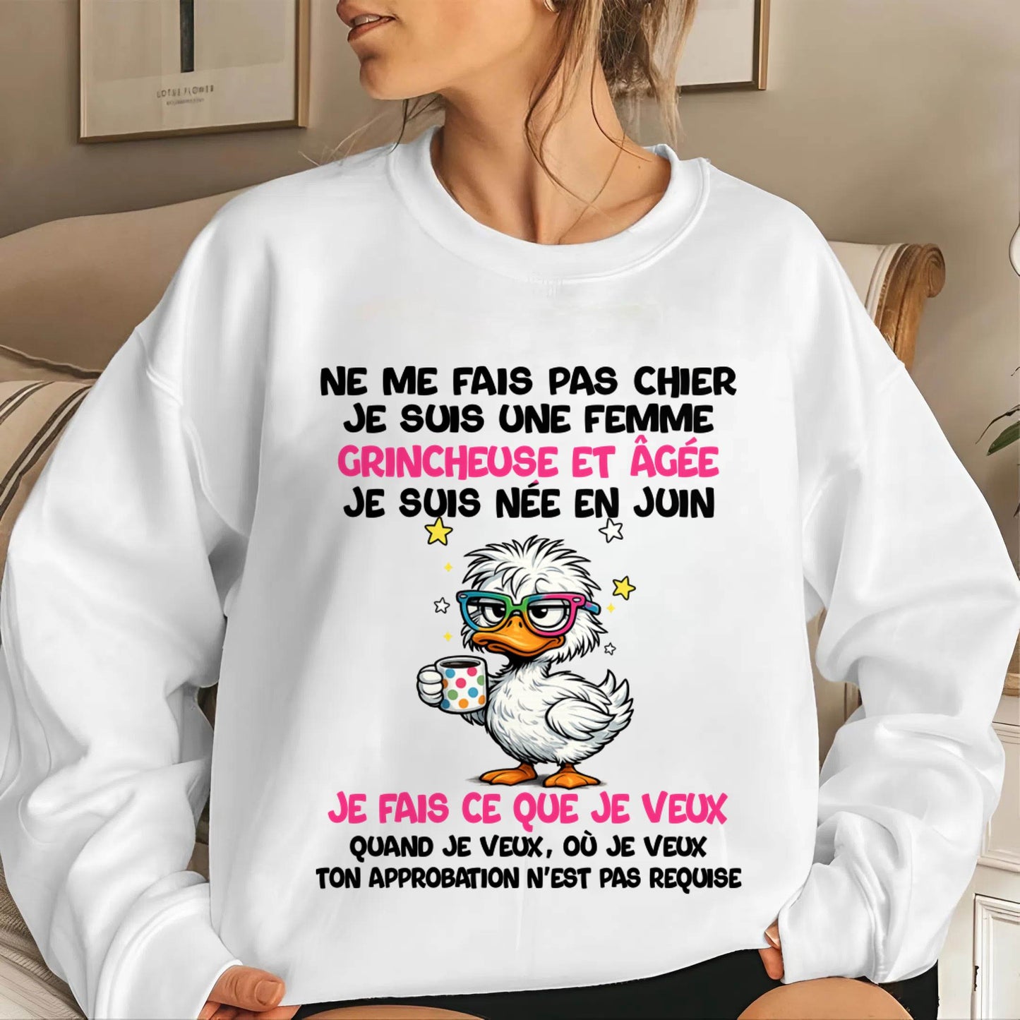 JE SUIS UNE FILLE DE JUIN - POUR FEMME - TLEE06 (SKU2604-117-06)