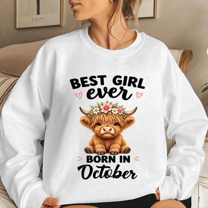 OCTOBER - BEST GIRL EVER - FOR WOMEN - TLEE10 (SKU2607-198-10)