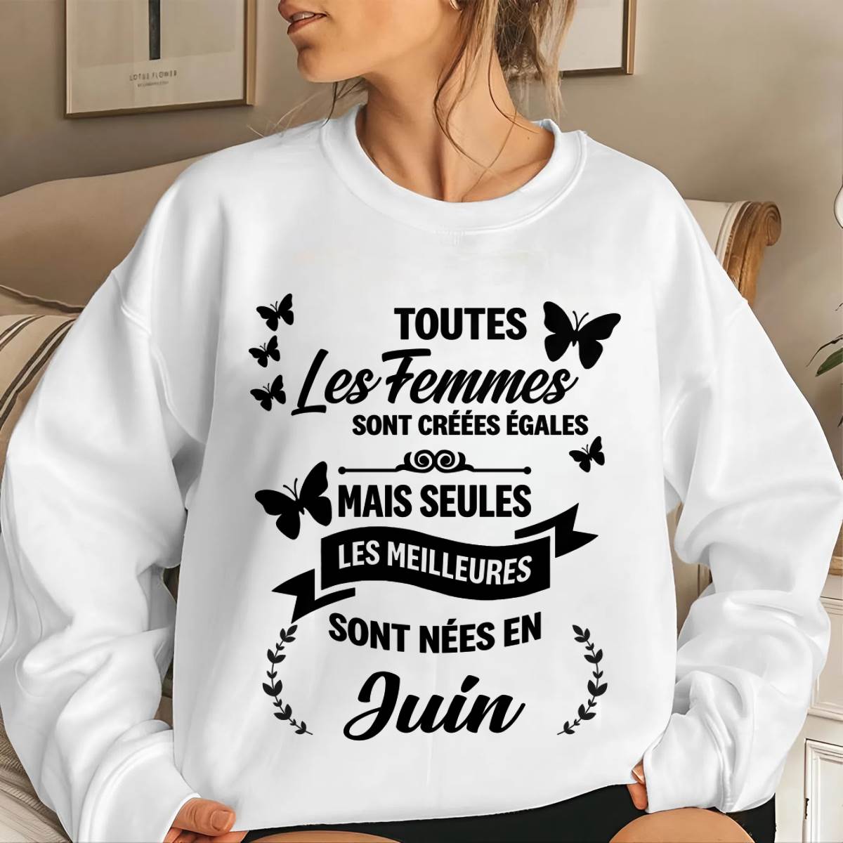 LES MEILLEURES NÉES EN JUIN - POUR LES FEMMES - TLEE06 (SKU2603-352-06)