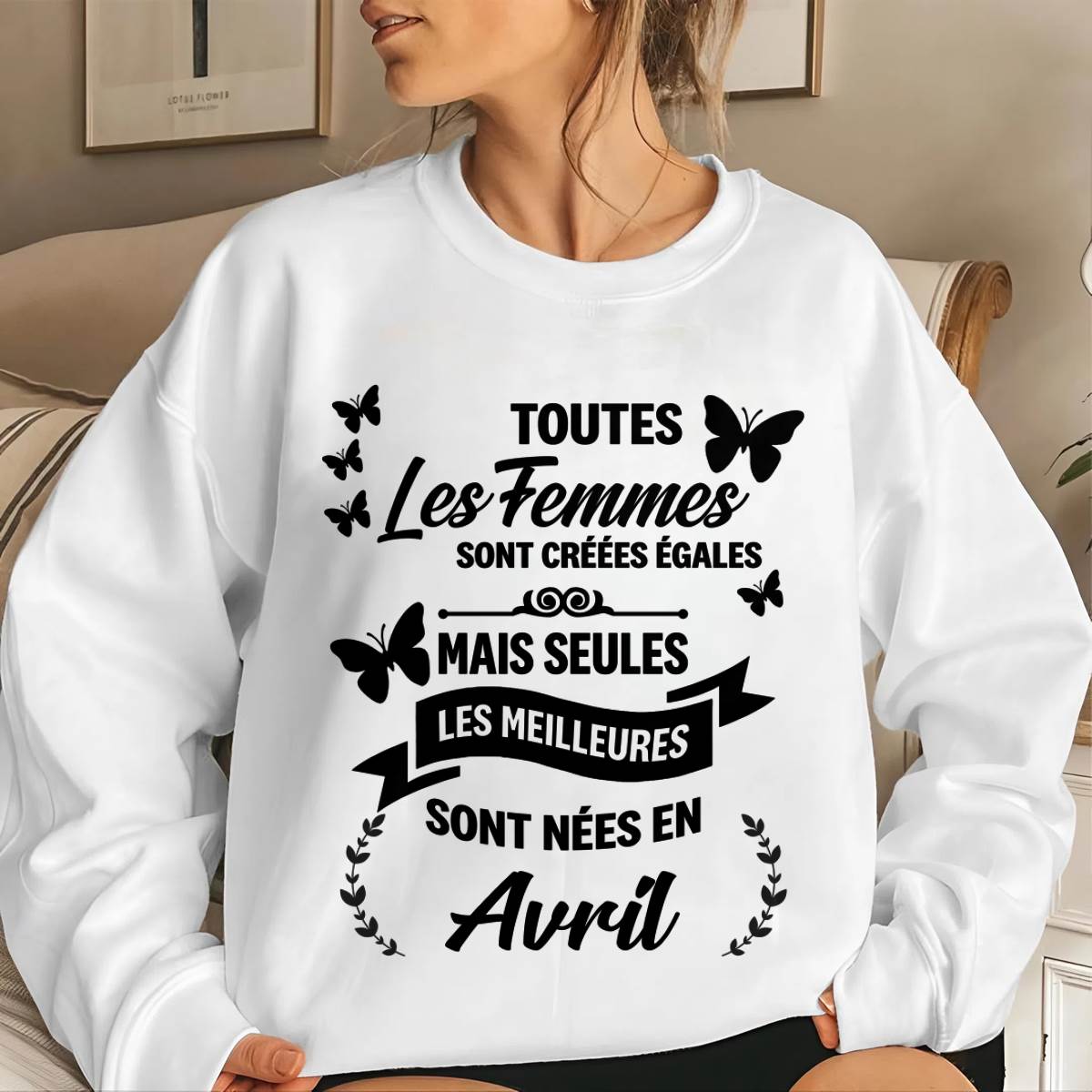 LES MEILLEURES NÉES EN AVRIL - POUR LES FEMMES - TLEE04 (SKU2603-352-04)