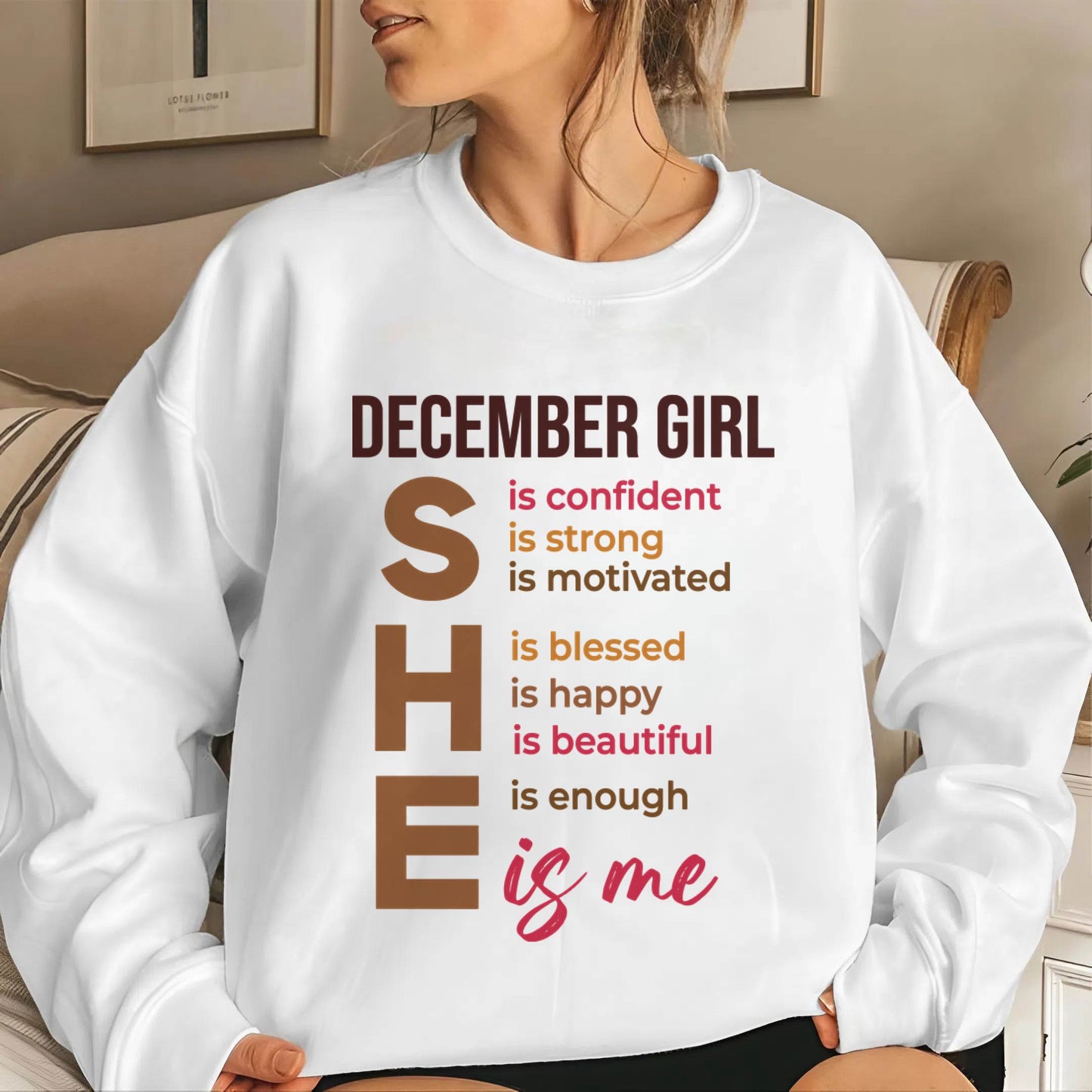 DECEMBER GIRL - SHE IS ME - FOR WOMEN - TLEE12 (SKU2607-164-12)