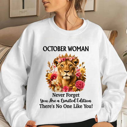 OCTOBER WOMAN – PROUD TO BE DIFFERENT - FOR WOMEN - TLEE10 (SKU2607-74-10)