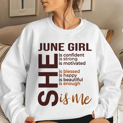 JUNE BORN GIRL – CONFIDENT & STRONG - FOR WOMEN - TLEE06 (SKU2605-04-06)
