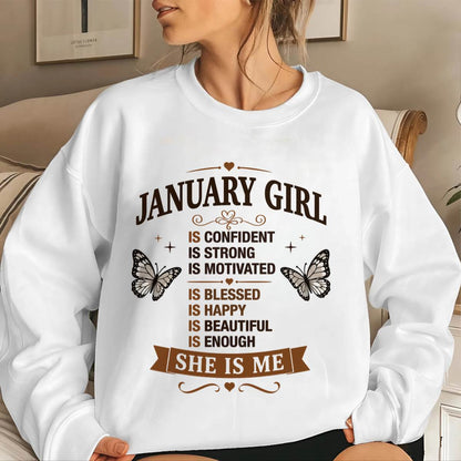 JANUARY GIRL – FAITH, STRENGTH & BEAUTY - FOR WOMEN - TLEE01 (SKU2605-378-01)