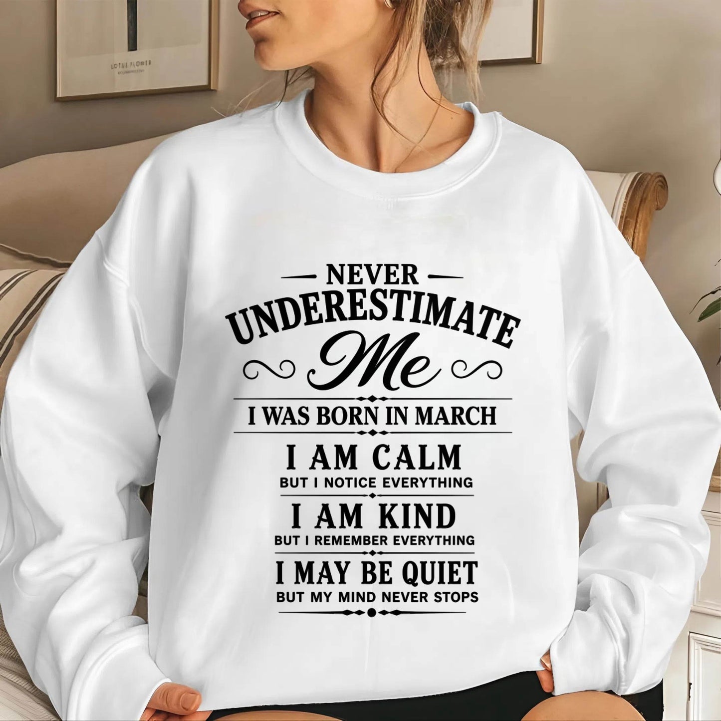 MARCH GIRL : CALM, KIND, UNFORGETTABLE - FOR WOMEN - TLEE03 (SKU2606-139-03)
