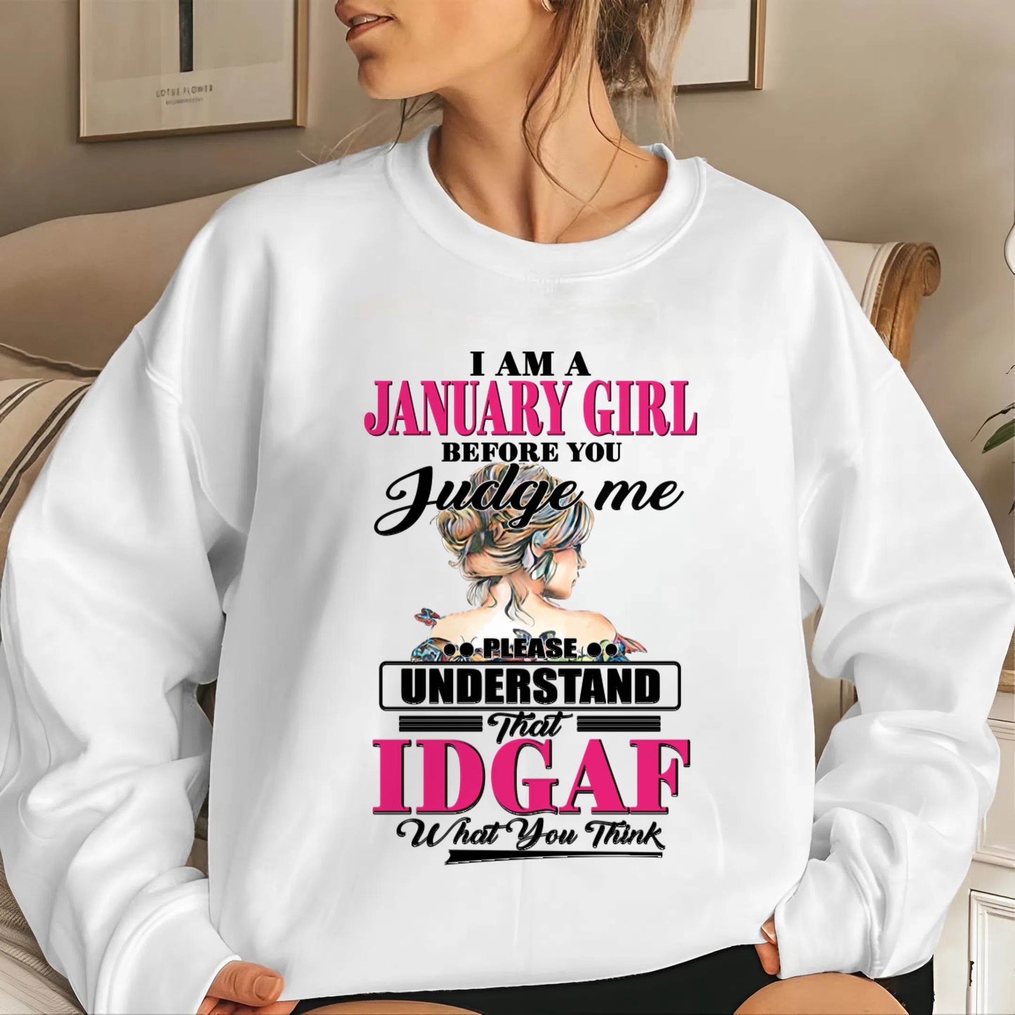 JANUARY GIRL ENERGY – NOT HERE TO PLEASE - FOR WOMEN - TLEE01 (SKU2604-267-01)