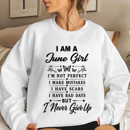 JUNE GIRL NEVER GIVE UP - FOR WOMEN - TLEE06 (SKU2606-378-06)