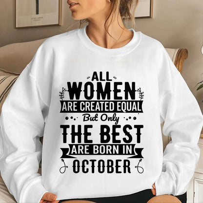 OCTOBER WOMEN ARE THE BEST KIND - FOR WOMEN - TLEE10 (SKU2605-398-10)