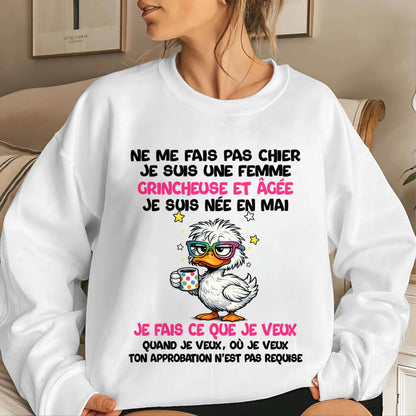 JE SUIS UNE FILLE DE MAI - POUR FEMME - TLEE05 (SKU2604-117-05)