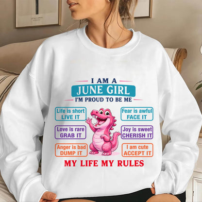 JUNE GIRL – MY LIFE MY RULES - FOR WOMEN - TLEE06 (SKU2604-245-06)
