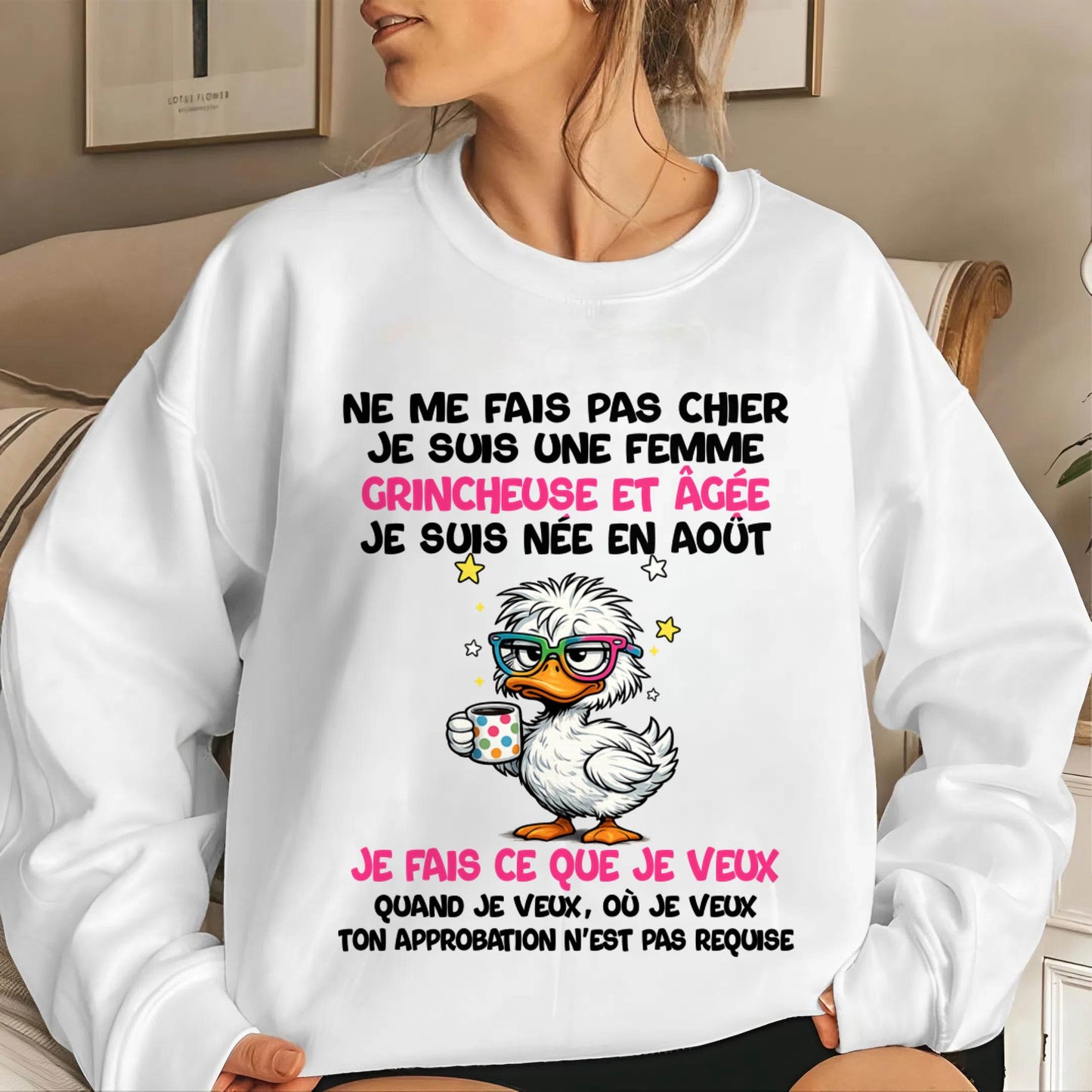 JE SUIS UNE FILLE D’AOÛT - POUR FEMME - TLEE08 (SKU2604-117-08)