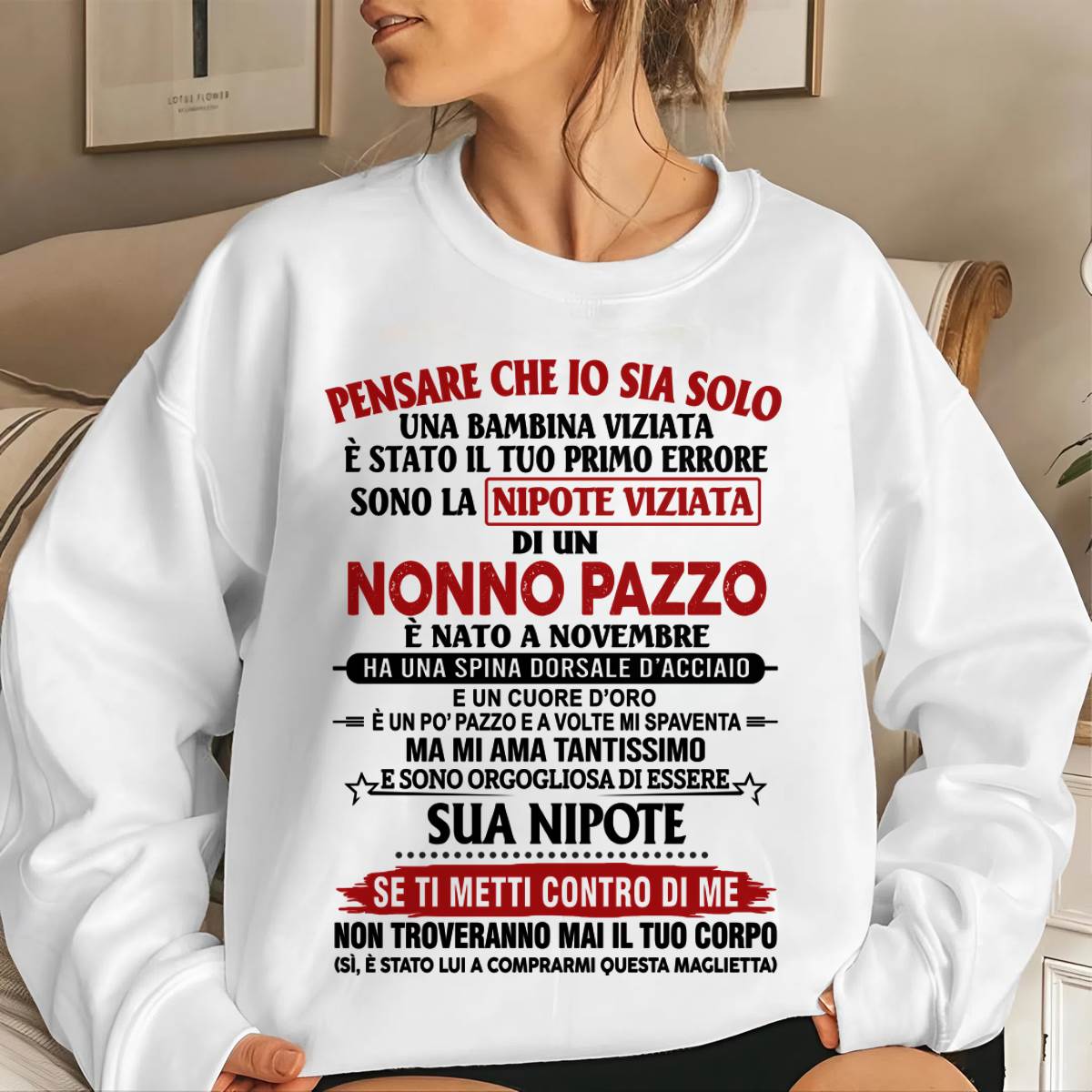 NONNO PAZZO NATO A NOVEMBRE - DAL NONNO - TLEE11 (SKU2605-333-11)