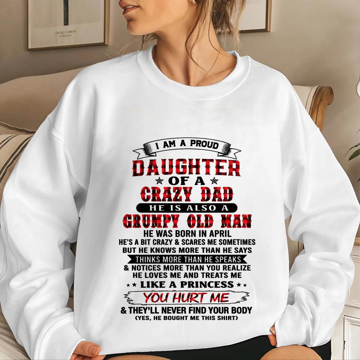 APRIL - EVERY PRINCESS HAS A CRAZY DAD - FROM DAD - TLEE04 (SKU2608-627-04)
