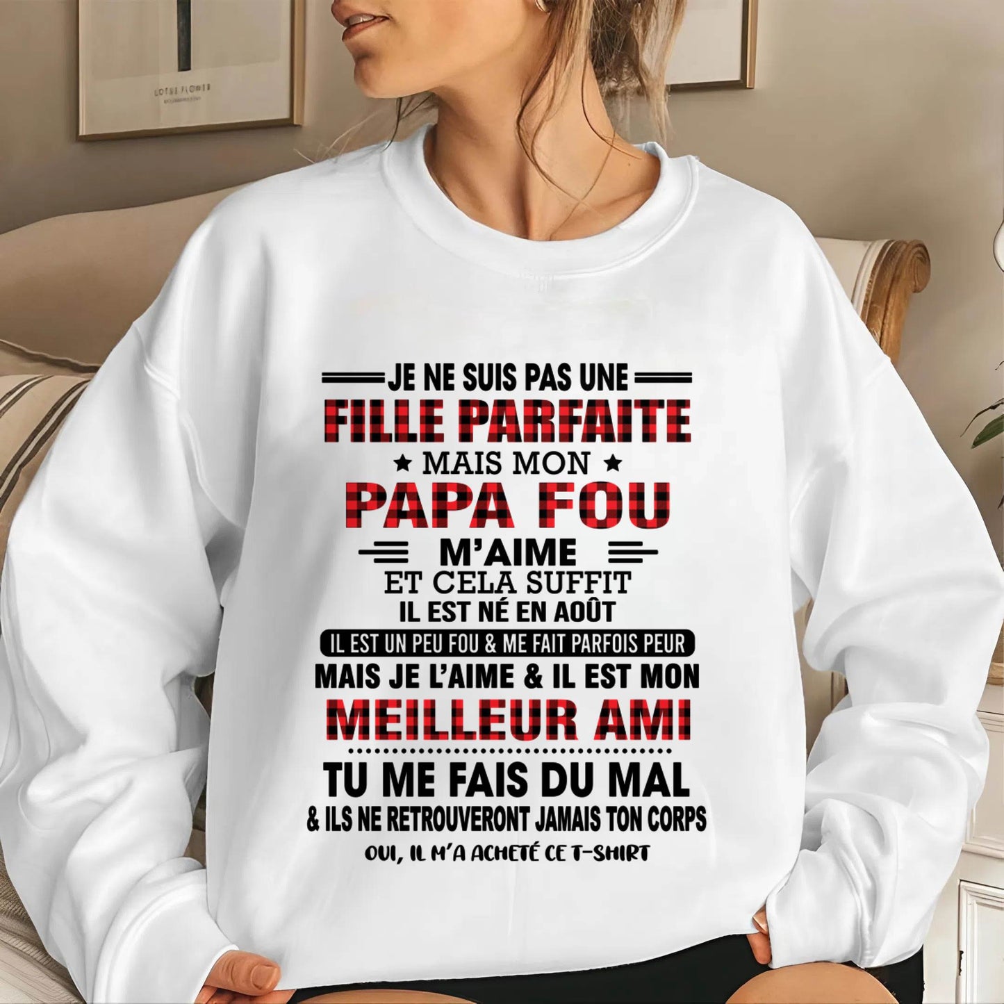 AOÛT / MON PAPA, MON HÉROS - CADEAU DE PAPA - TLEE08 (SKU2605-428-08)