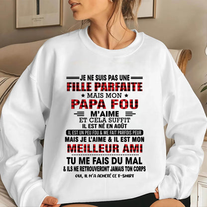 AOÛT / MON PAPA, MON HÉROS - CADEAU DE PAPA - TLEE08 (SKU2605-428-08)