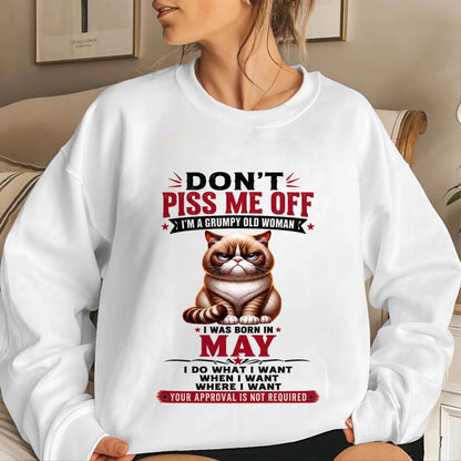 MAY – ZERO PATIENCE FUNNY CAT - FOR WOMEN - TLEE05 (SKU2608-291-05)