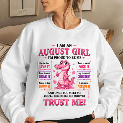 AUGUST GIRL CUTE ALLIGATOR TEE - FOR WOMEN - TLEE08 (SKU2607-236-08)