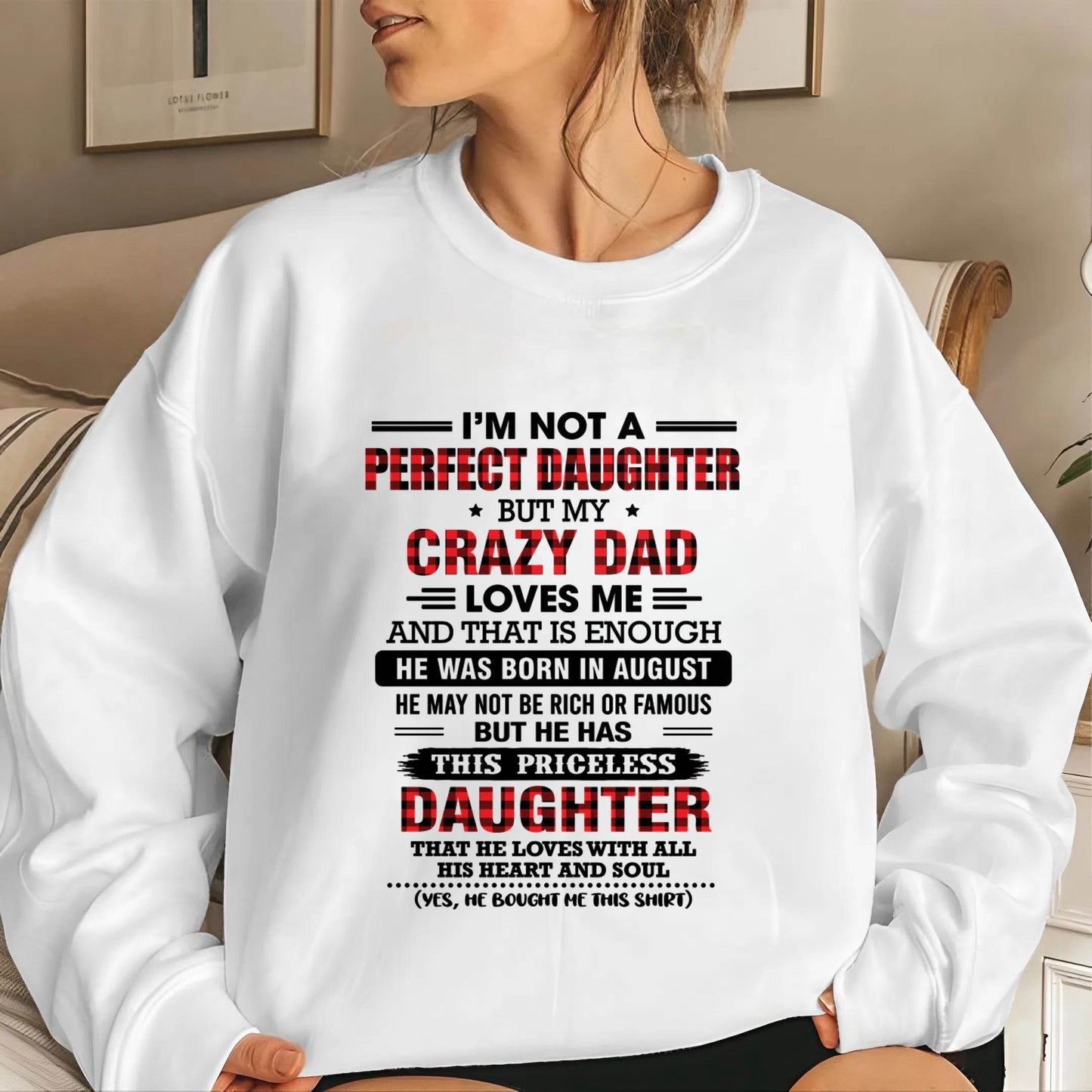 AUGUST DAD’S LOVE MAKES EVERYTHING ENOUGH - FROM DAD - TLEE08 (SKU2608-572-08)