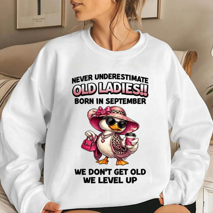 SEPTEMBER LADIES – WE DON’T GET OLD, WE LEVEL UP - FOR WOMEN - TLEE09 (SKU2604-35-09)