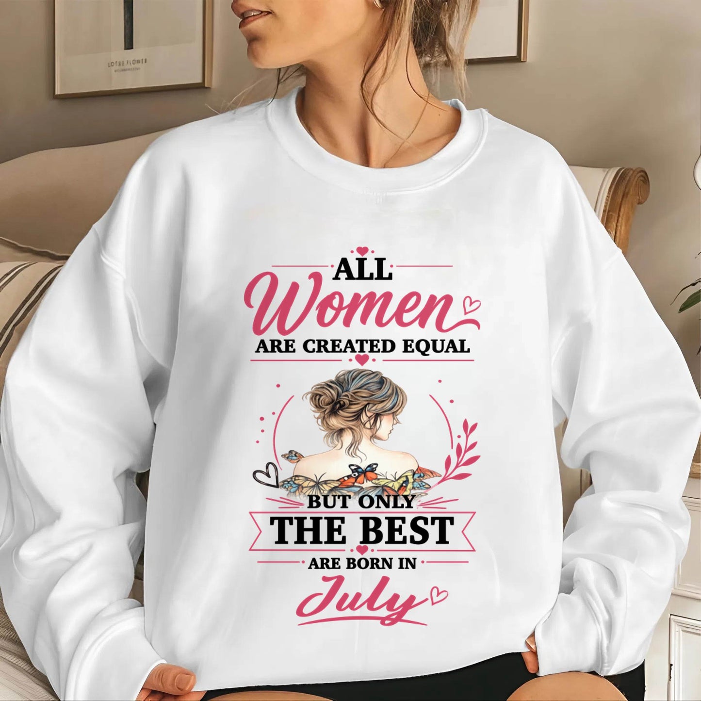 JULY GIRLS ARE SIMPLY THE BEST - FOR WOMEN - TLEE07 (SKU2604-316-07)