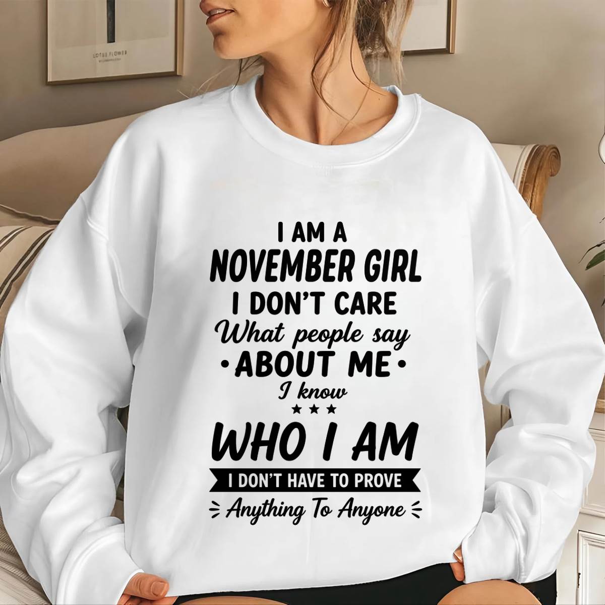 NOVEMBER – I DON'T CARE WHAT PEOPLE SAY ABOUT ME - FOR WOMEN - TLEE11 (SKU2606-379-11)
