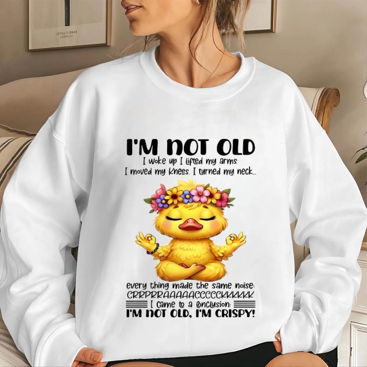 I'M NOT OLD I'M CRISPY SHIRT - FOR WOMEN - TLEE00