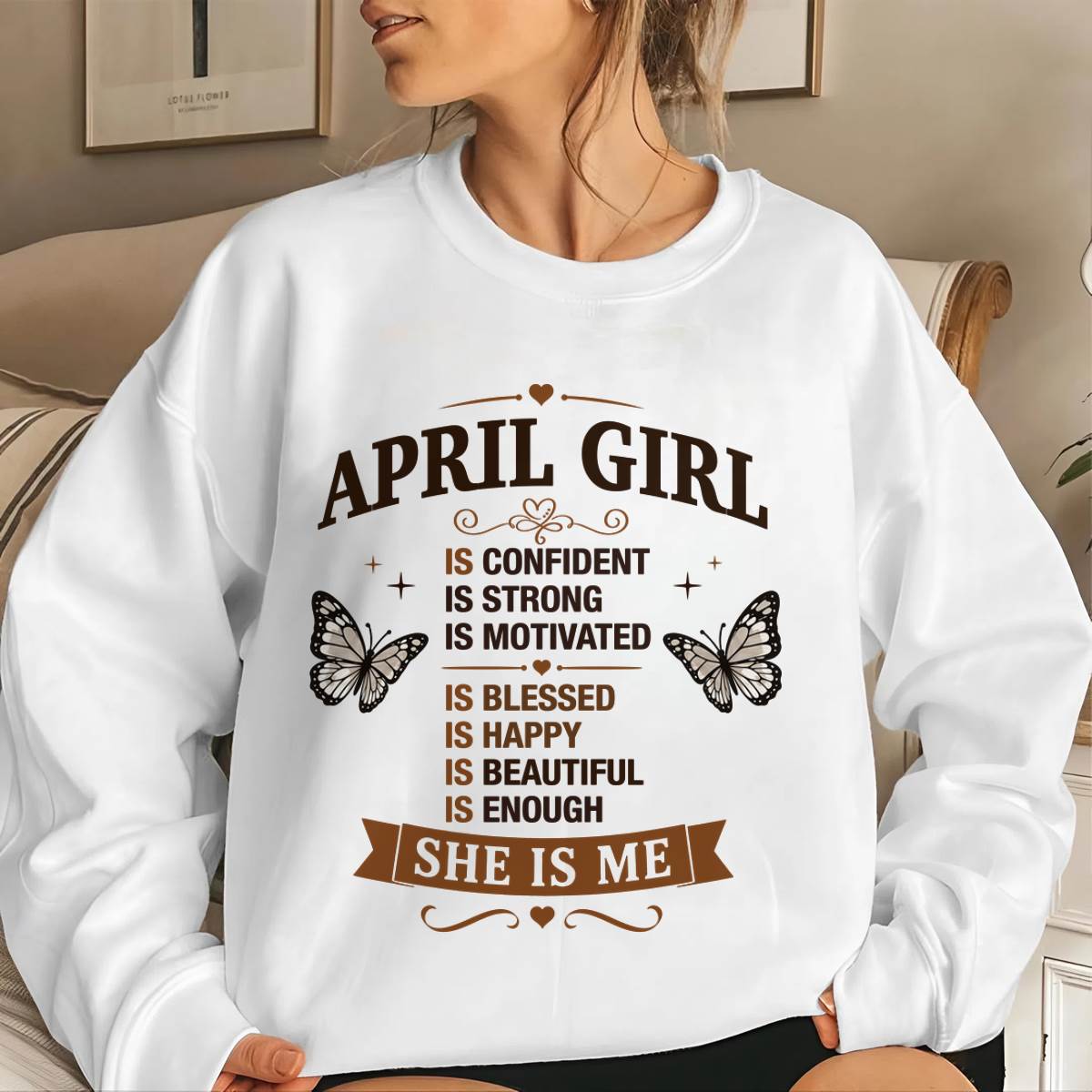 APRIL GIRL – FAITH, STRENGTH & BEAUTY - FOR WOMEN - TLEE04 (SKU2605-378-04)