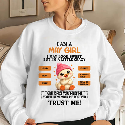 MAY GIRL - SWEET, LOUD, AND A LITTLE WILD, FULL OF LIFE AND ENERGY - FOR WOMEN - TLEE05 (SKU2603-200-05)
