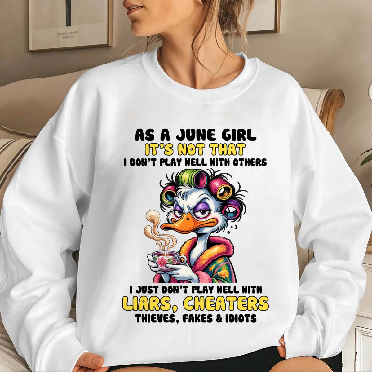 JUNE GIRL - I PLAY NICE JUST NOT WITH EVERYONE - FOR WOMEN - TLEE06 (SKU2604-27-06)