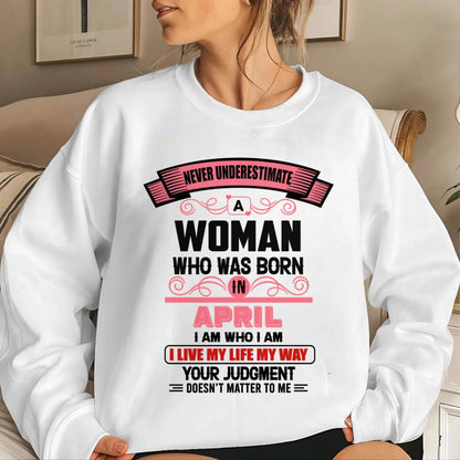 APRIL - I AM WHO I AM — CONFIDENT, INDEPENDENT, AND UNAPOLOGETIC - FOR WOMEN - TLEE04 (SKU2602-91-04)