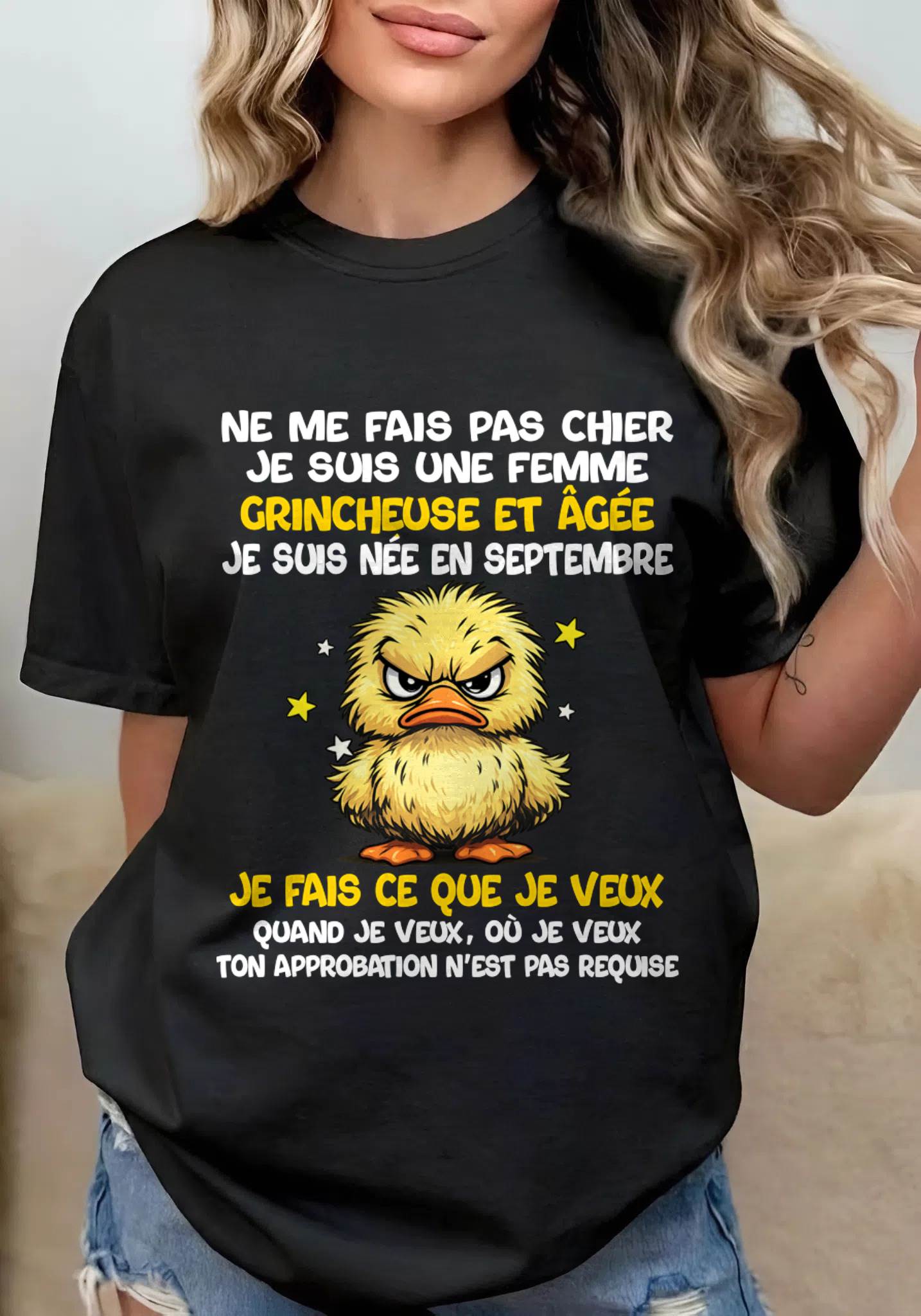 JE SUIS UNE FILLE DE SEPTEMBRE - POUR FEMME - TLEE09 (SKU2604-119-09)