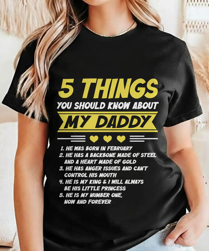 FEBRUARY - 5 THINGS YOU SHOULD KNOW ABOUT MY DADDY - FROM DAD - TLEE02 (SKU2606-53-02)