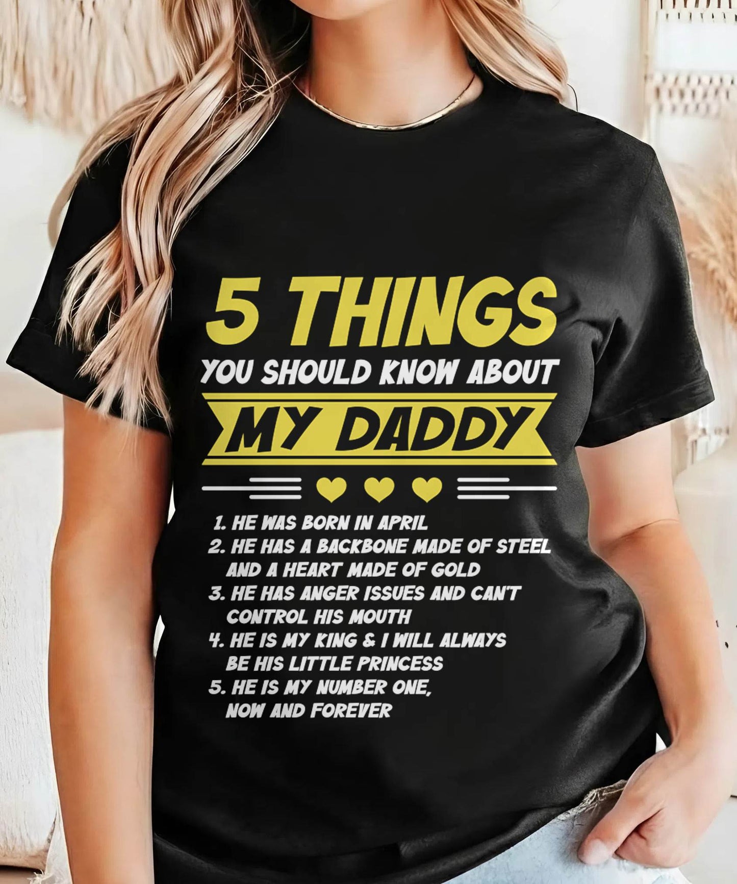 APRIL - 5 THINGS YOU SHOULD KNOW ABOUT MY DADDY - FROM DAD - TLEE04 (SKU2606-53-04)