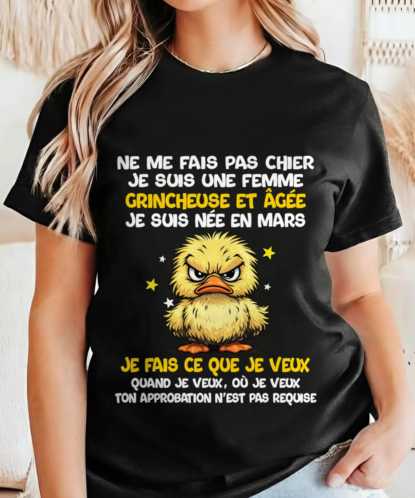 JE SUIS UNE FILLE DE MARS - POUR FEMME - TLEE03 (SKU2604-119-03)