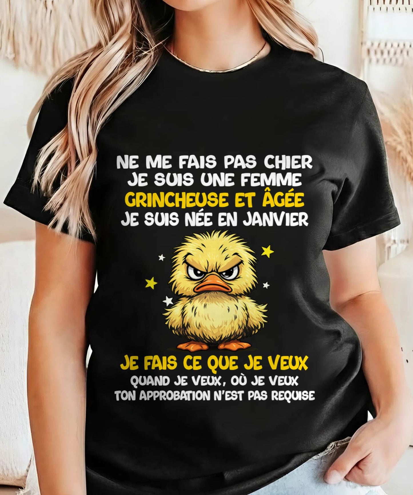 JE SUIS UNE FILLE DE JANVIER - POUR FEMME - TLEE01 (SKU2604-119-01)
