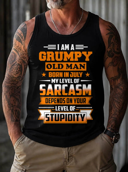 JULY GRUMPY OLD MAN SHIRT - FOR MAN - TLEE07 (SKU2605-128-07)
