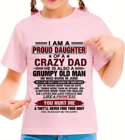 JUNE - BEST DAD BEST DAUGHTER SHIRT - FROM DAD - TLEE06 (SKU2608-27-06)