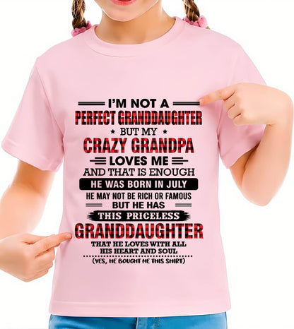 JULY - PRICELESS GRANDDAUGHTER - FROM GRANDPA - TLEE07 (SKU2608-446-07)