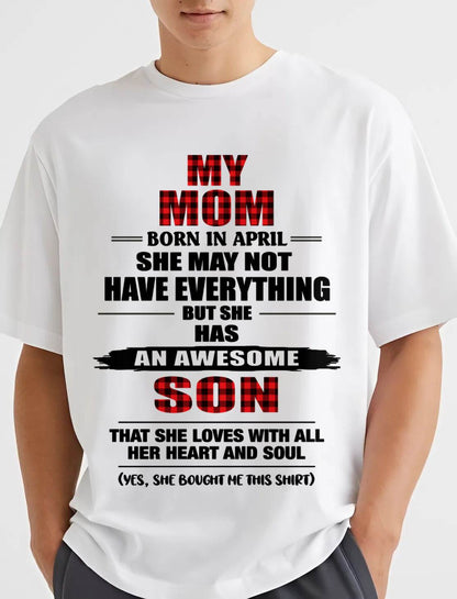 APRIL - A MOTHER'S LOVE, A SON'S PRIDE - FROM MOM - TLEE04 (SKU2606-149-04)