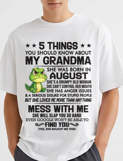 AUGUST GRANDMAS ARE DIFFERENT - FROM GRANDMA - TLEE08 (SKU10-06-08)