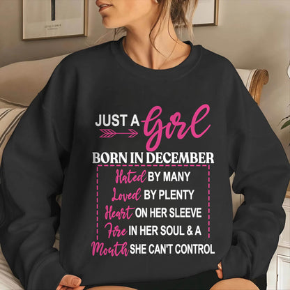A DECEMBER GIRL – HATED BY MANY, LOVED BY PLENTY - FOR WOMEN - TLEE12 (SKU2604-06-12)
