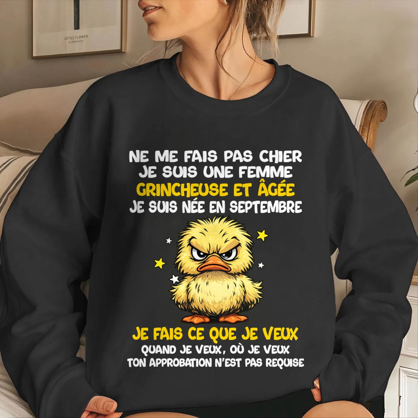 JE SUIS UNE FILLE DE SEPTEMBRE - POUR FEMME - TLEE09 (SKU2604-119-09)