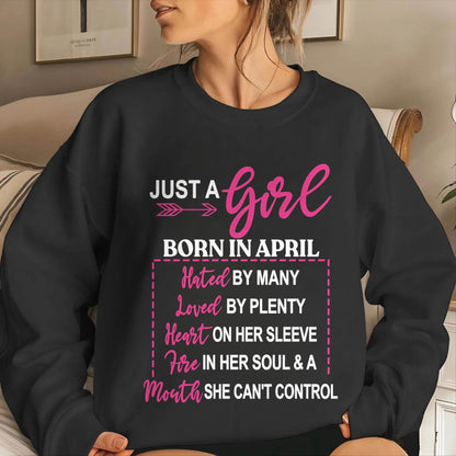 AN APRIL GIRL – HATED BY MANY, LOVED BY PLENTY - FOR WOMEN - TLEE04 (SKU2604-06-04)